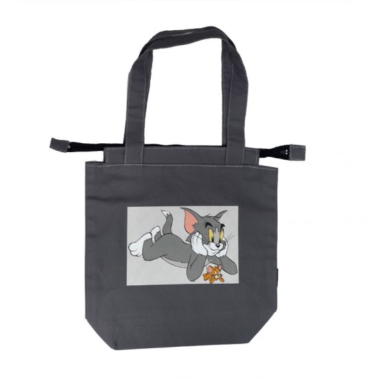 Tom and Jerry, Black Tote Bag