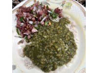 Dal with Black Sesame Paste (Dai Neiiong)