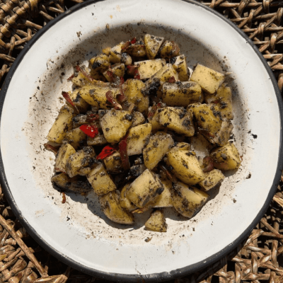Potato Salad with Black Sesame Potato Salad with Black Sesame