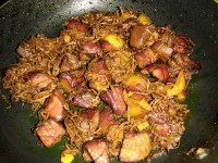 Smoked Pork with Dry Bamboo shoot