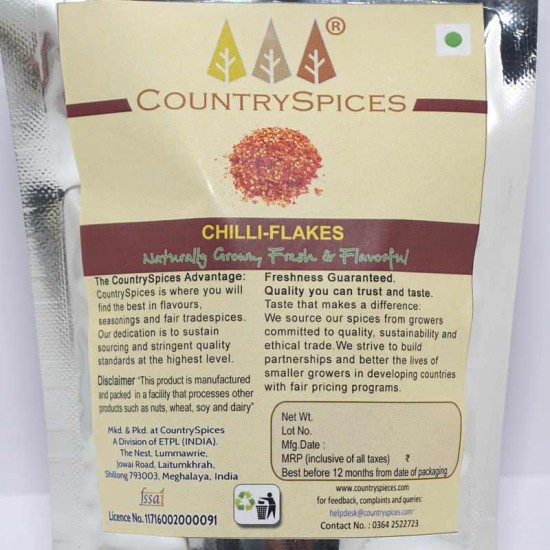 CountrySpices Red Chilli Flakes