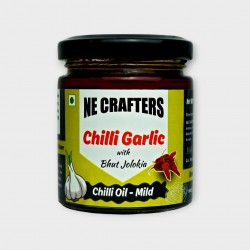 Chilli Garlic Oil with Bhut Jolokia (Mild) Chilli Garlic Oil with Bhut Jolokia (Mild)