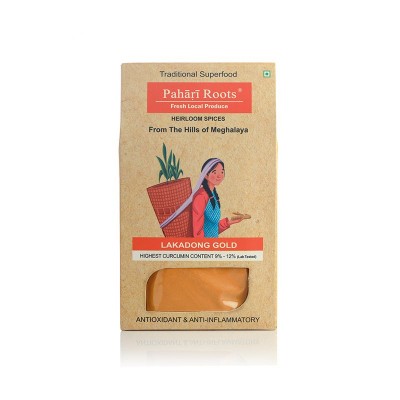 Lakadong Turmeric Powder, Pahari Roots Lakadong Turmeric Powder, Pahari Roots