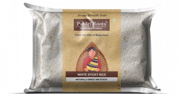 Saathi Rice White Sticky Rice from Meghalaya, Pahari Roots