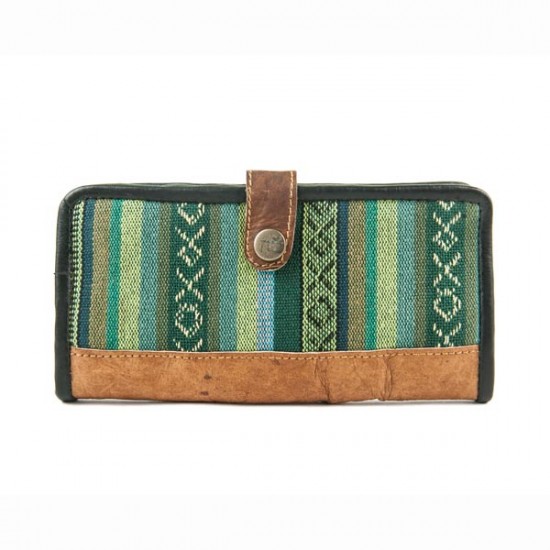 Sikkim Sling Bag & Wallet Set, Green
