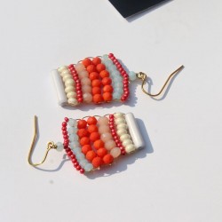 Colourful Beaded Earrings